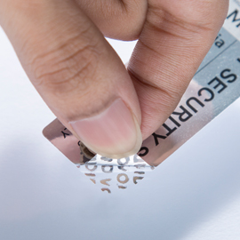 Void Hologram Labels